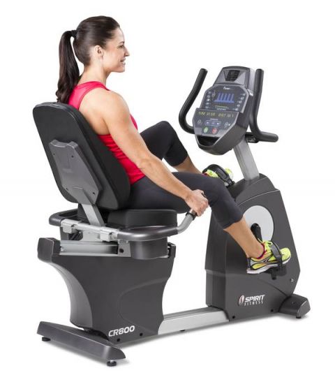 Велотренажер горизонтальный Spirit Fitness CR800