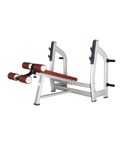 Скамья для жима с отрицательным наклоном Bronze Gym H-024