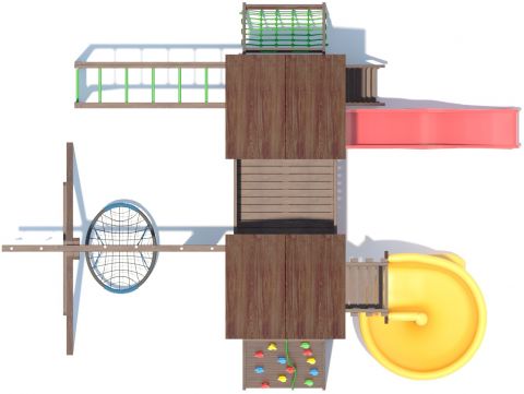Детская игровая площадка Taälo cерия D1 модель 4