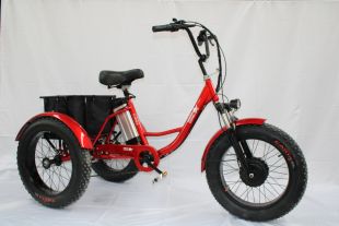 Электровелосипед GreenCamel Трайк-F20 (R20FAT 500W 48V15Ah) 7скор. есть царапины ЛКП