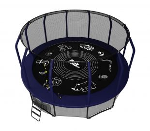 Батут Unix line 14 ft Supreme Game (Синий)