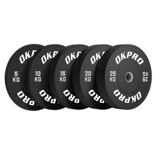 Диск бамперный резиновый 20 кг OKPRO OK2006-1