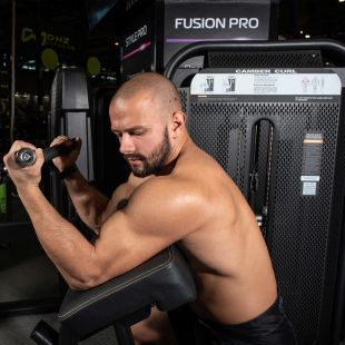 E-7030 Бицепс-машина сидя (Camber Cur). Стек 80 кг.