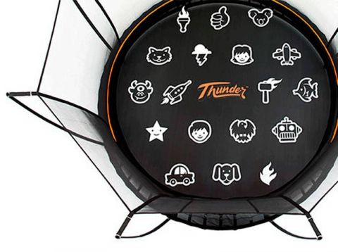 Батут Vuly Thunder XL с защитной сеткой