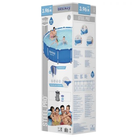 Бассейн каркасный Bestway Steel Pro 396 x 84 см (5612E)