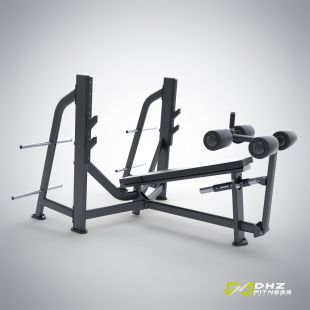 E-7041 Скамья-стойка для жима под углом вниз (Olympic Decline Bench)