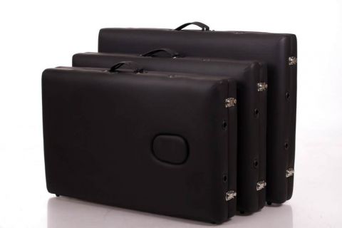 Складной массажный стол Restpro ALU 2 (M) Black (Витринный экземпляр)