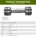 Гантельный ряд хромированный от 1 до 10 кг OKPRO OK1025A