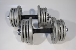 Набор гантелей металлических Хаммертон Atlas Sport 2x14 кг