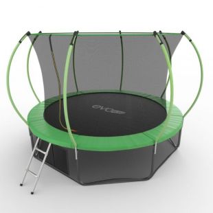 Батут EVO JUMP External 12ft + Lower net (зеленый/синий)